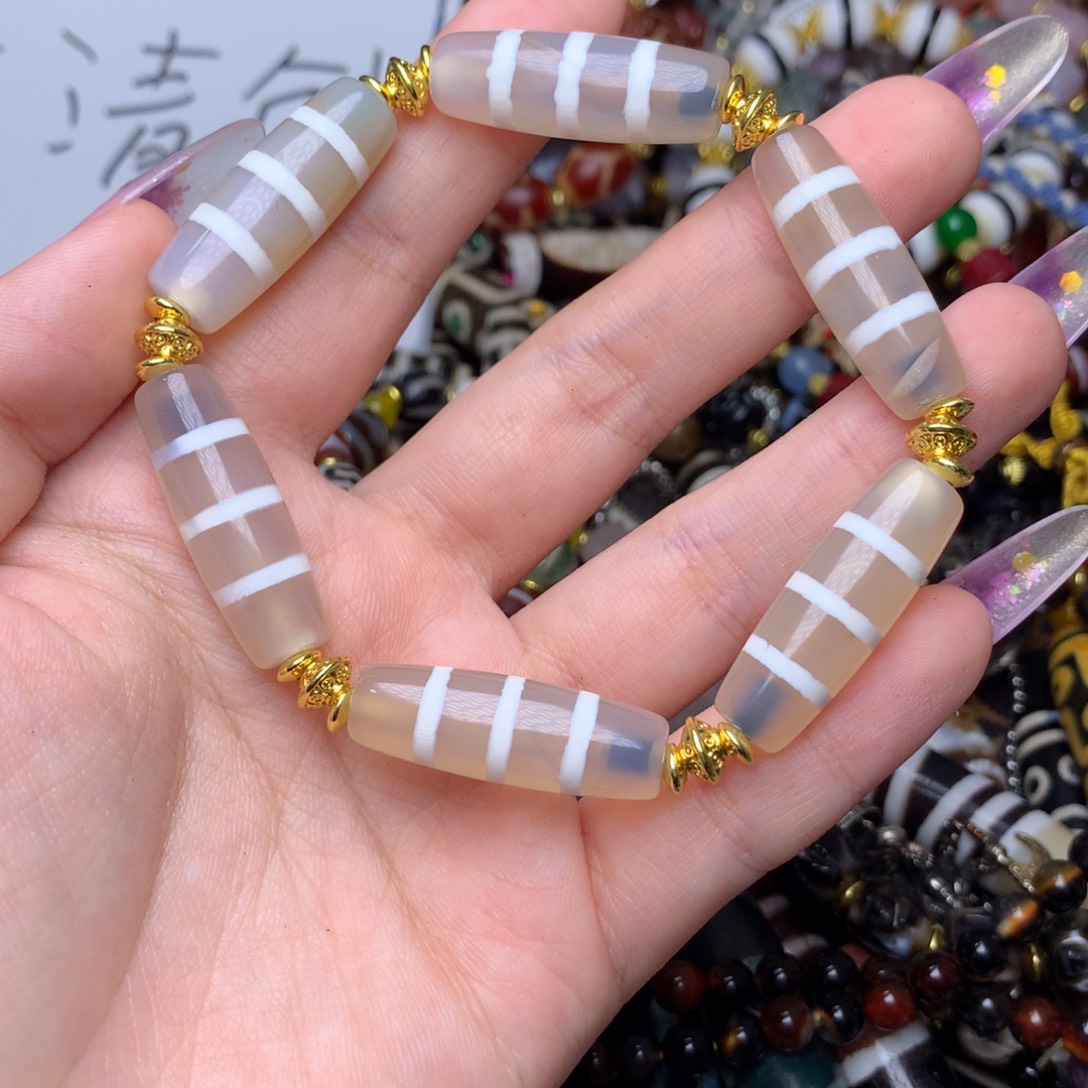 玛瑙/玉髓未镶嵌手链