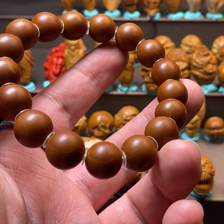 橄榄核手串/手链1.25  正圆