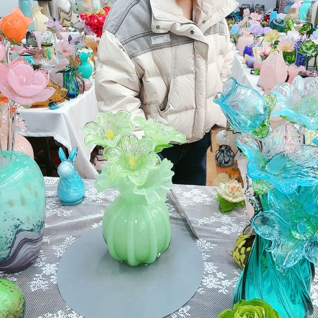 福利不退不换琉璃花瓶艺术品