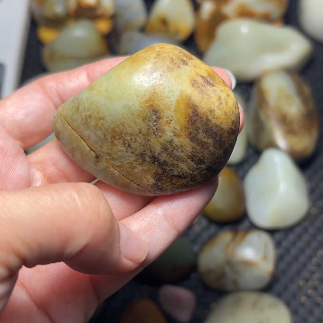 和田玉未镶嵌挂件3