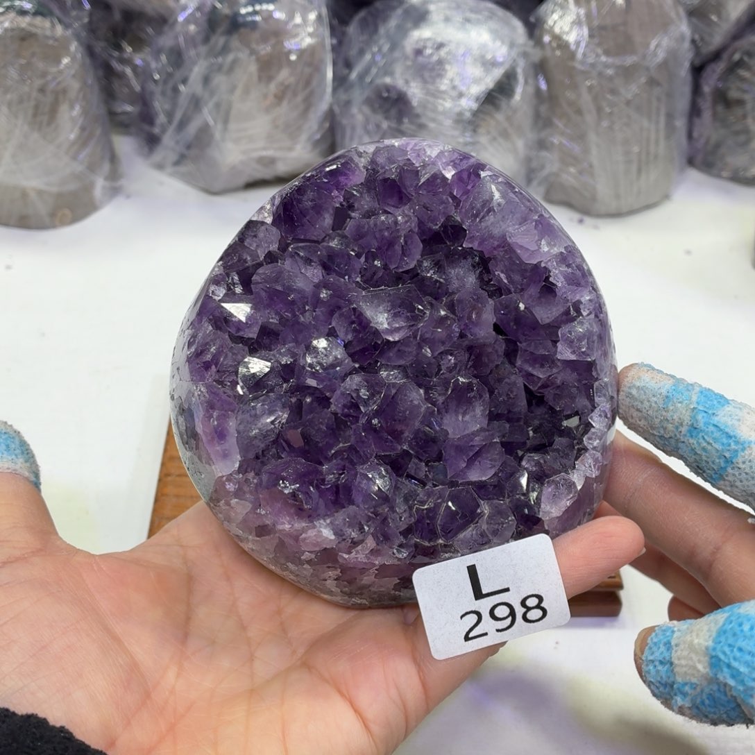 水晶摆件未镶嵌天然紫水晶