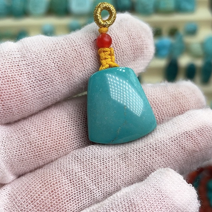 绿松石珠宝半成品未镶嵌