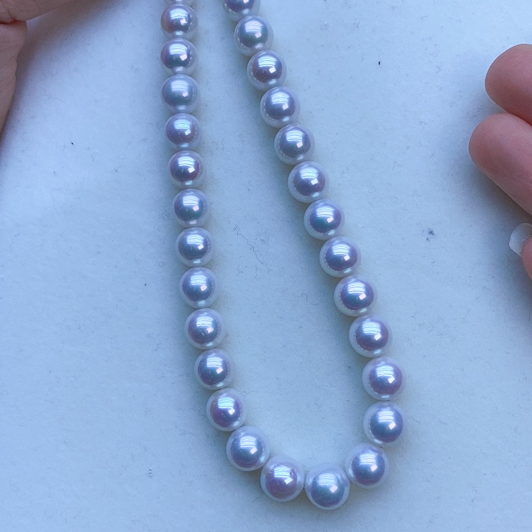 淡水珍珠银S925镶嵌颈饰