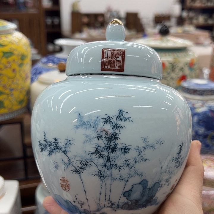 瓷片茶叶罐茶叶罐