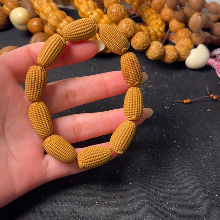 橄榄核手串玉米手串微瑕