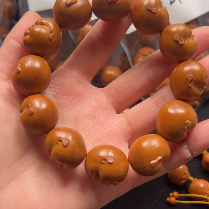 西***狼橄榄核吊坠19百态