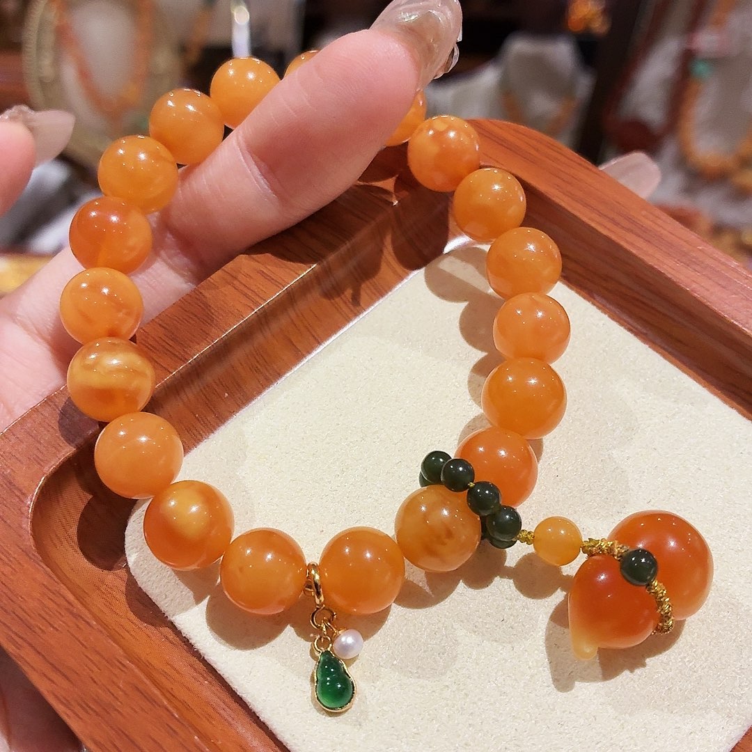 蜜蜡未镶嵌手链手串