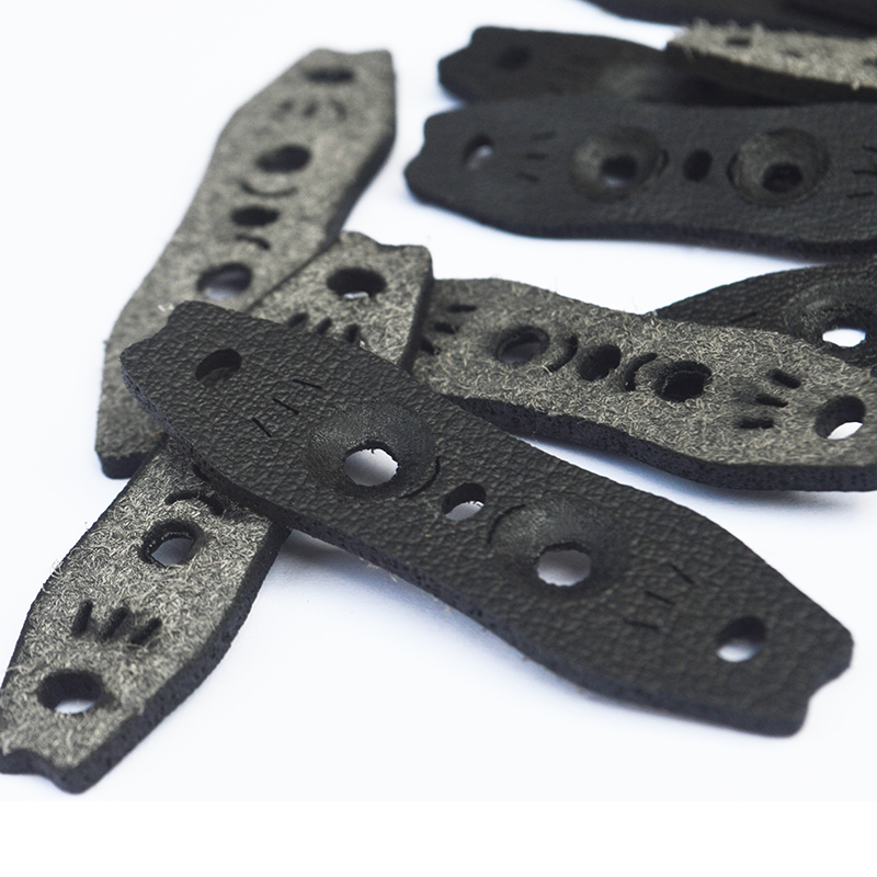 超纤锅底定位皮兜三眼柔软不发硬防滑耐磨不变形皮肚