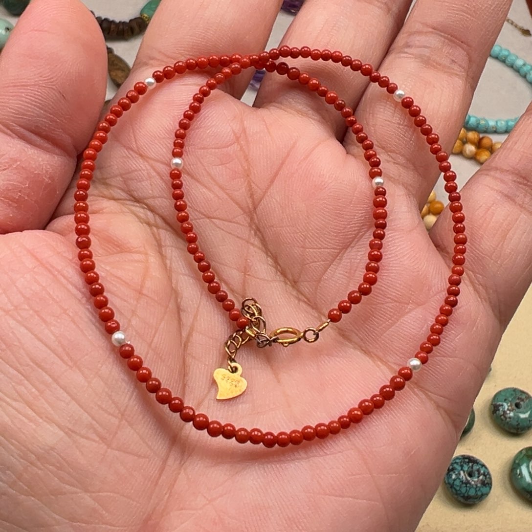 南红玛瑙未镶嵌颈饰