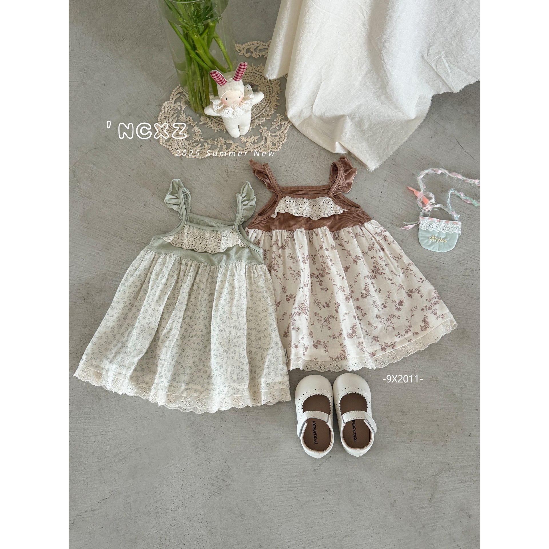 【NO退NO换】欢宝3店-奶茶小猪-2025夏-编码0080-9X2011-连衣裙