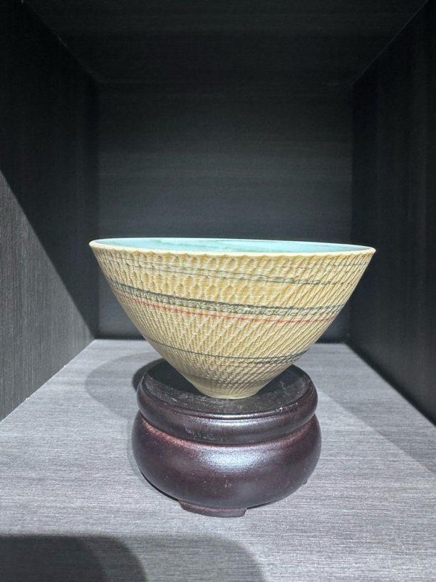 龙泉青瓷复古斗笠陶瓷主人杯家用功夫茶具品茗小茶碗品茗杯茶杯