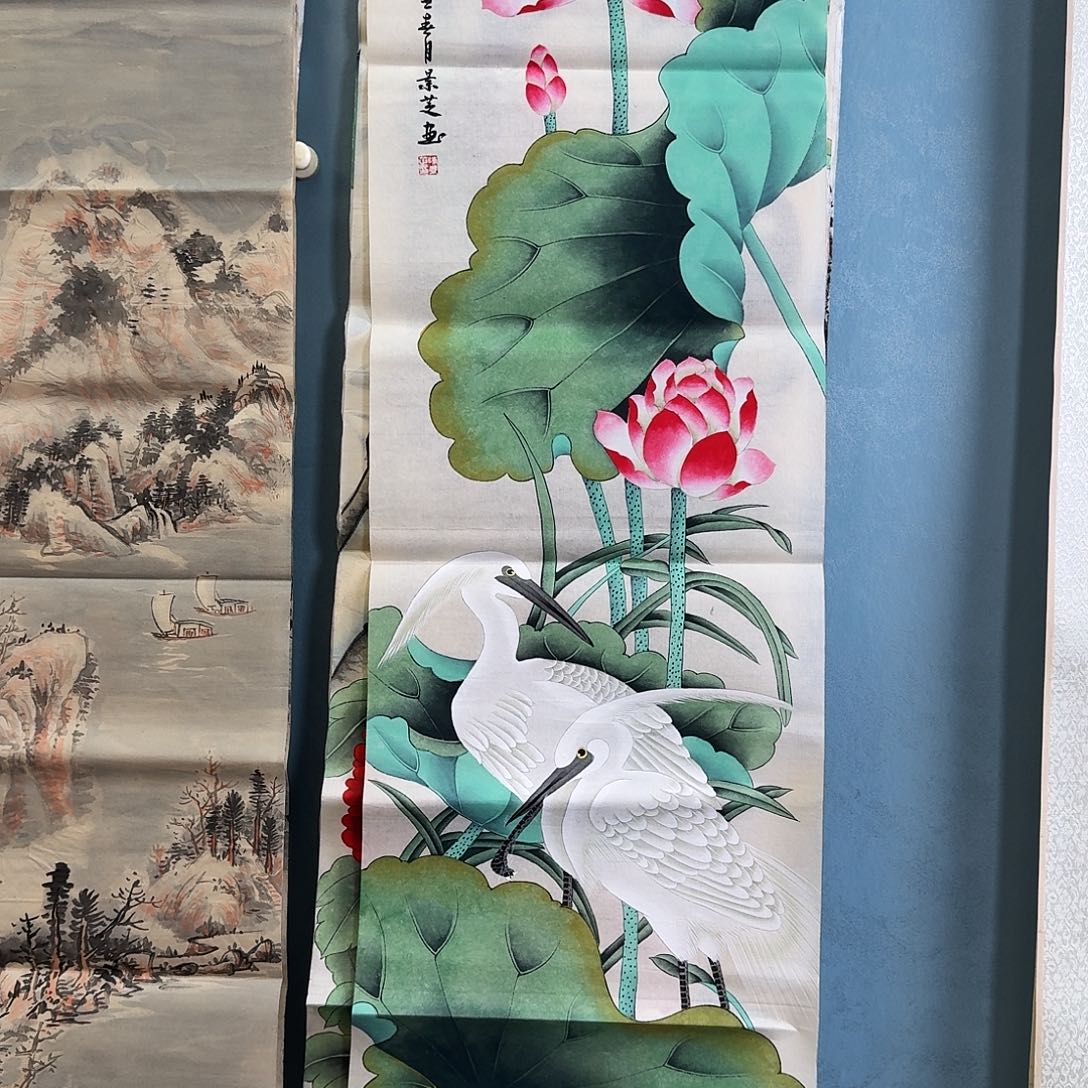 纯手绘国画作品好看