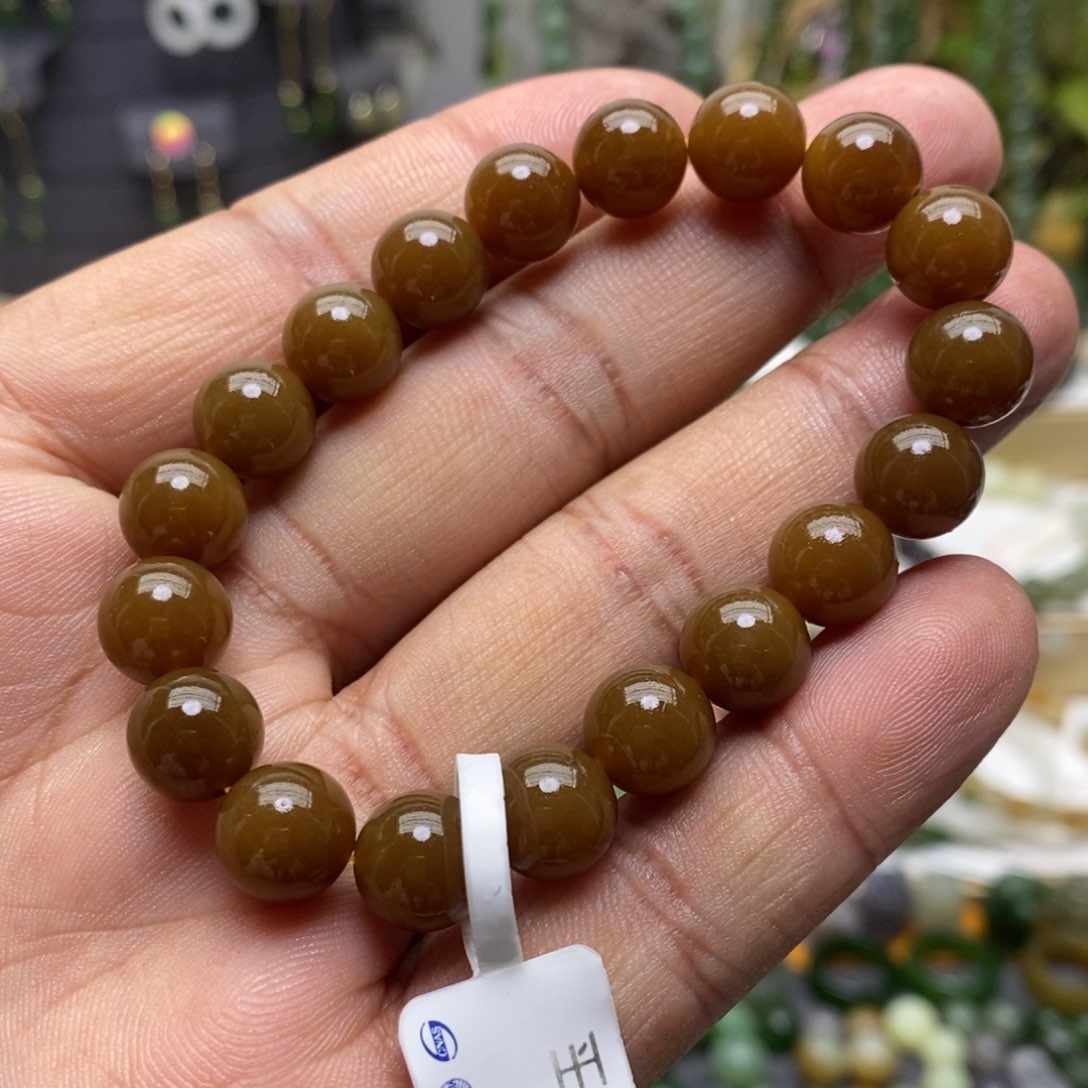 和田玉（糖玉）手链未镶嵌59