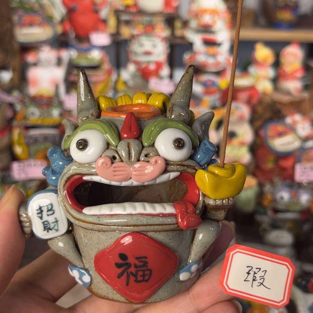 泥塑纯手工茶宠摆件