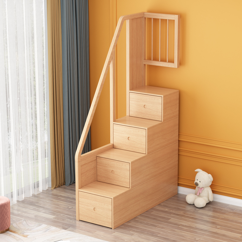 上下床配套梯柜(抽屉的底板不是榉木)双层床上下铺梯子两用