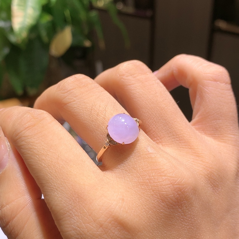 【闪购商品】翡翠吊坠(不含链)18K金镶嵌L*凉