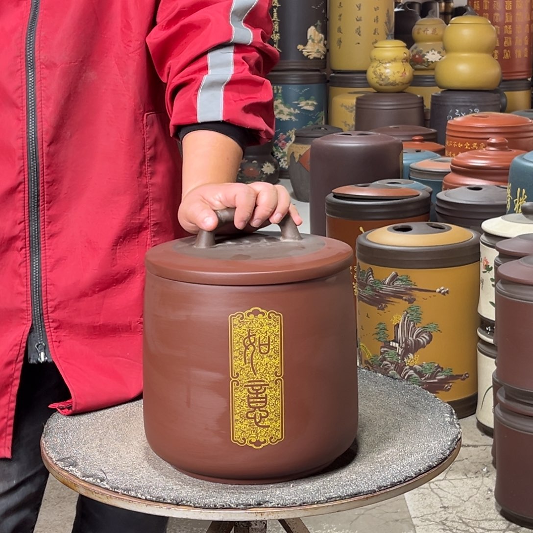紫砂茶叶罐茶叶罐