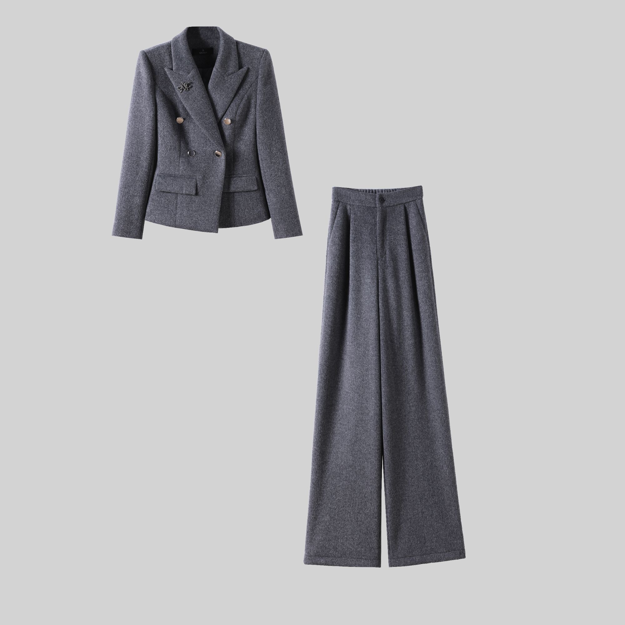 〈纪朵研〉1792轻职风秋季上衣女装工装风气质时尚套装