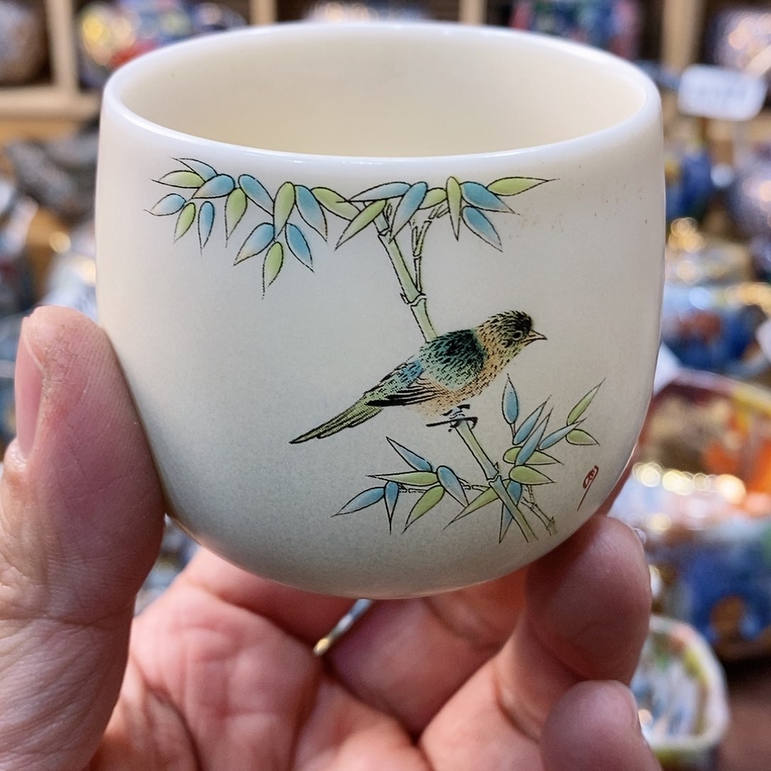 粗陶志野柴烧茶器