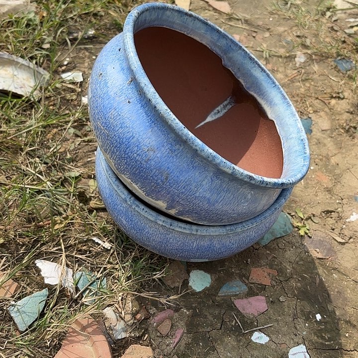 紫砂花盆口20高11瑕疵。。。。。。。。。