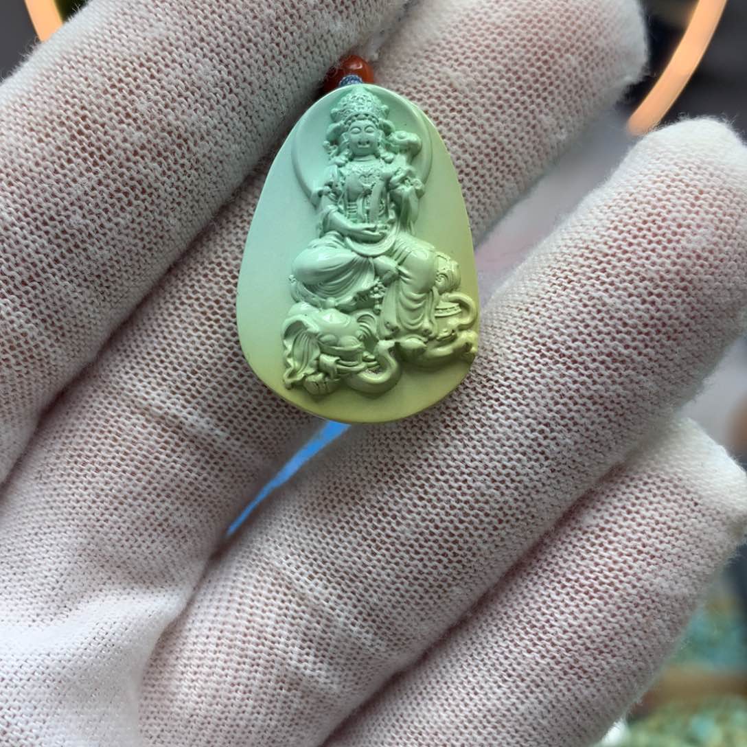 绿松石挂件未镶嵌