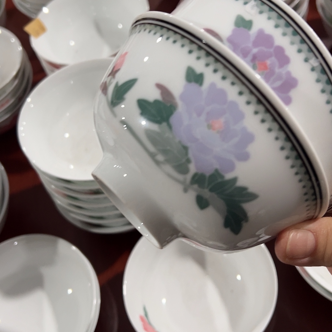 醴陵瓷直播供货基地手绘12厘米