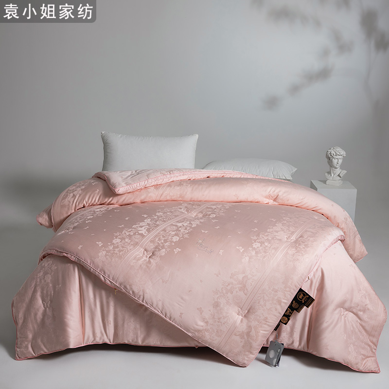 高端子母被蚕丝羊绒被芯春秋被子加厚轻盈柔软透气双人被胎