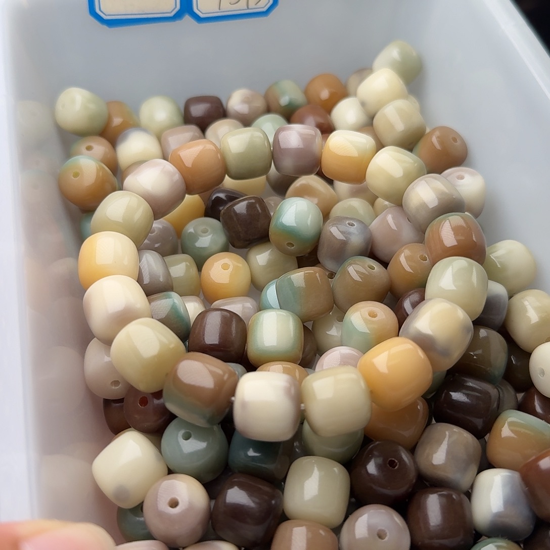 菩提根/象牙果吊坠20颗美人鱼14干磨正桶