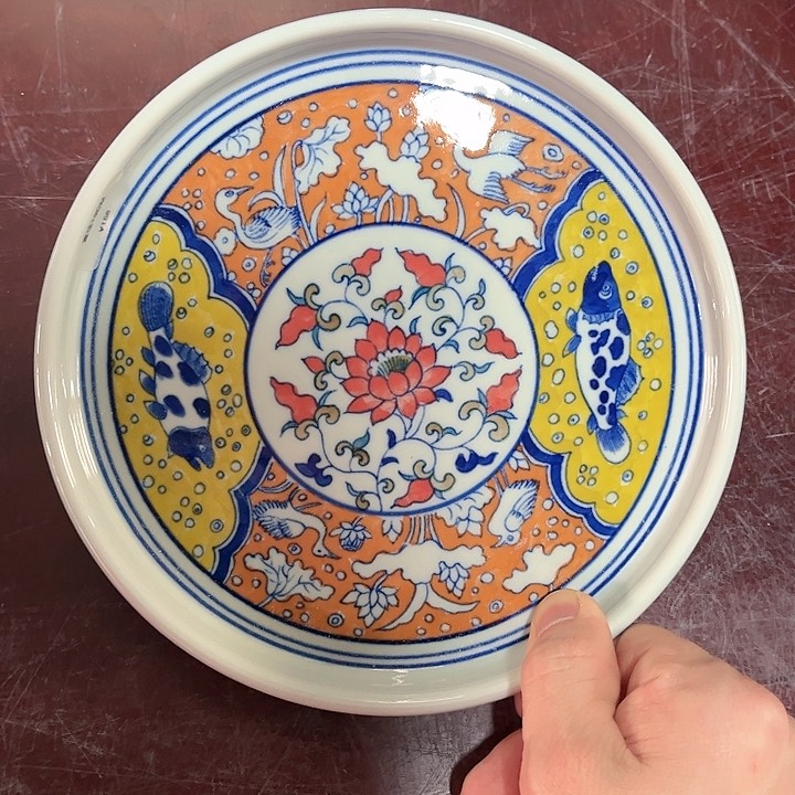 瓷片////景德镇陶瓷茶盘。