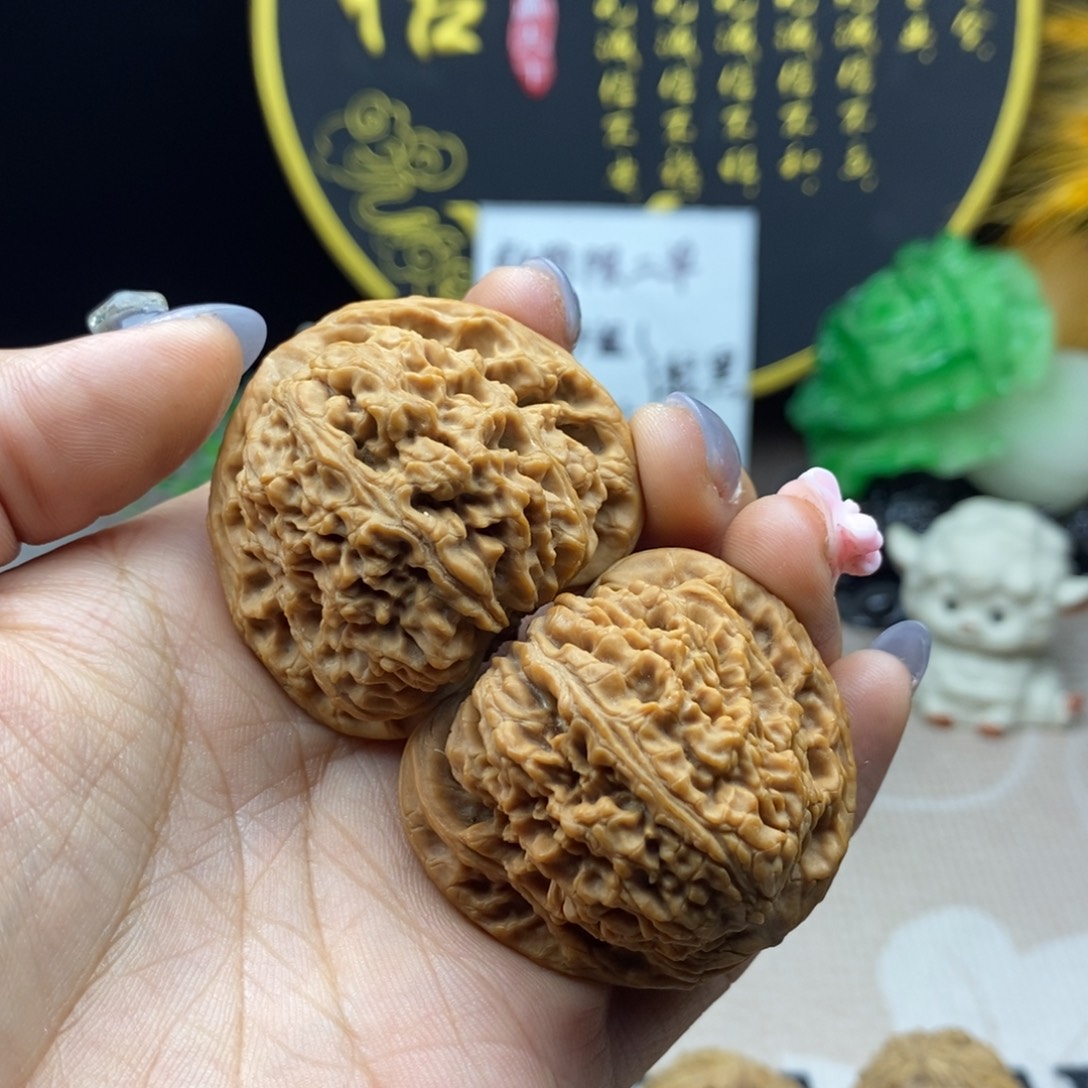 渡***己吊坠文玩核桃涿鹿