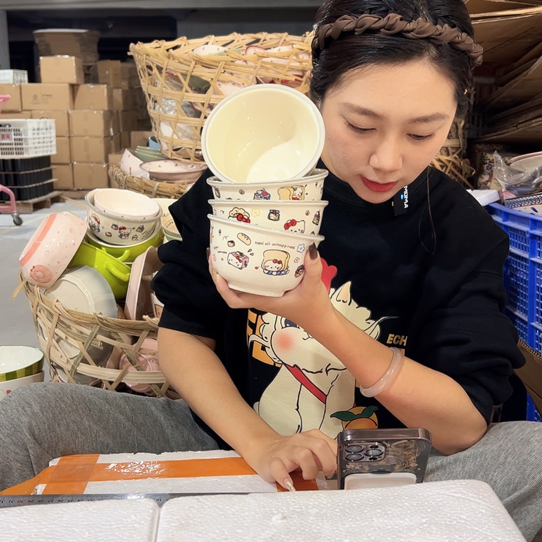 潮州陶瓷工厂微瑕4.5寸