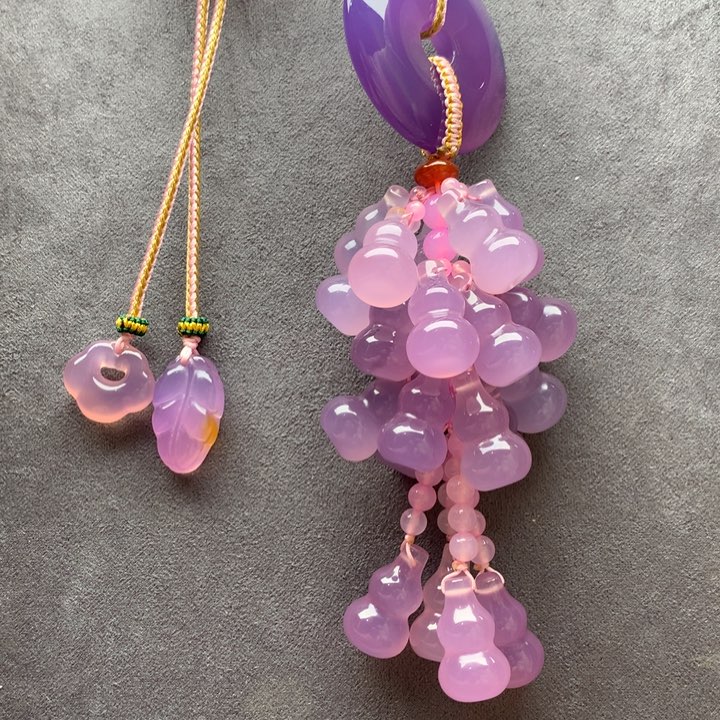 玛瑙/玉髓车挂未镶嵌@****