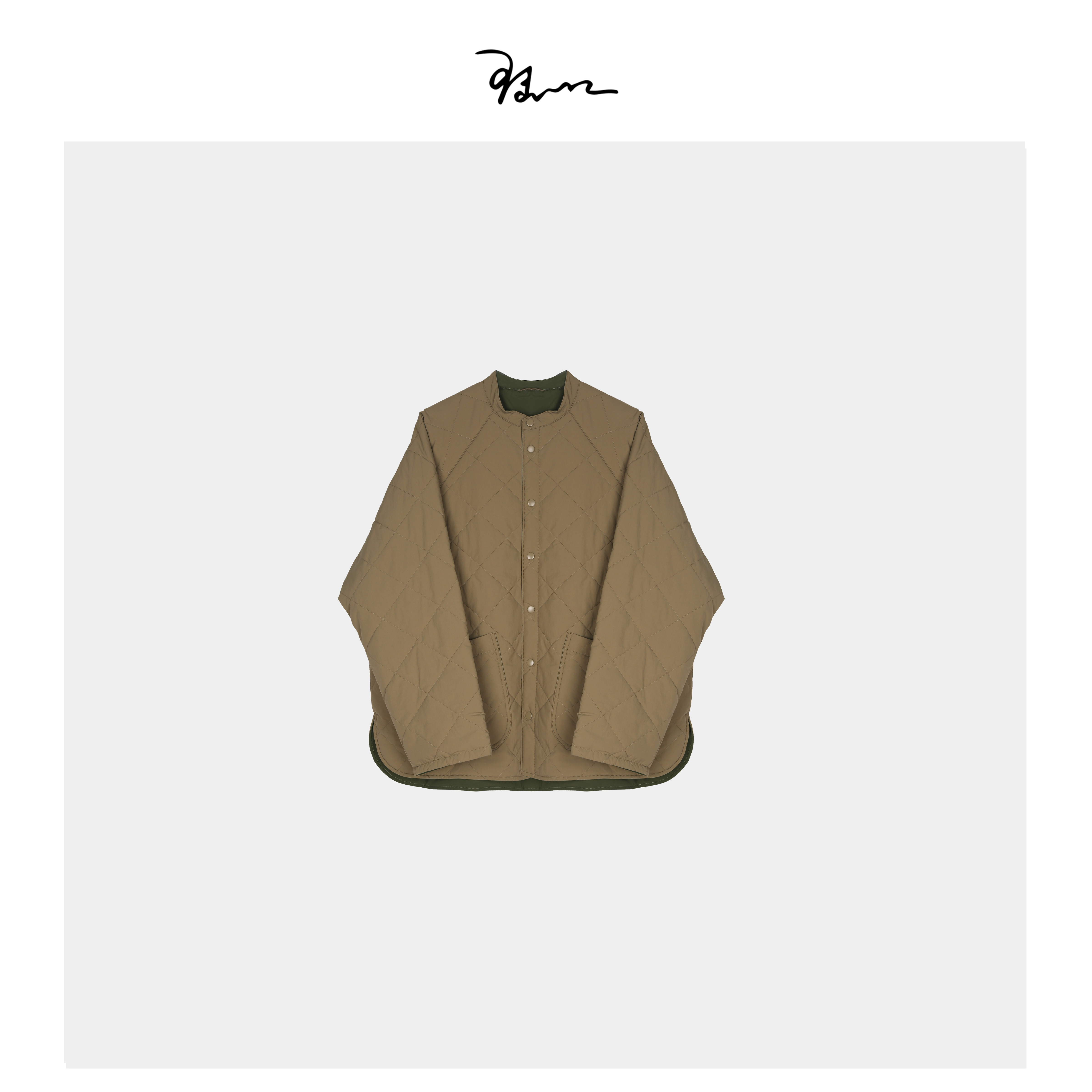 【春娇】陆一口定制宽松立领绗缝蓄热棉夹克秋冬季新款休闲棉衣外套