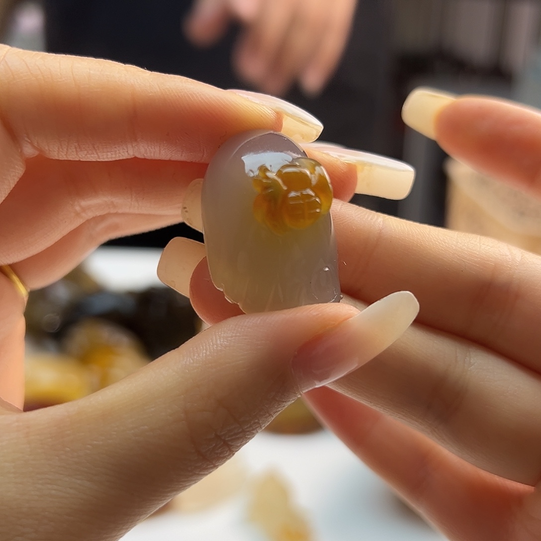 玛瑙/玉髓未镶嵌吊坠(不含链)