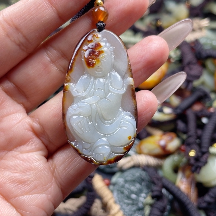 和田玉颈饰未镶嵌