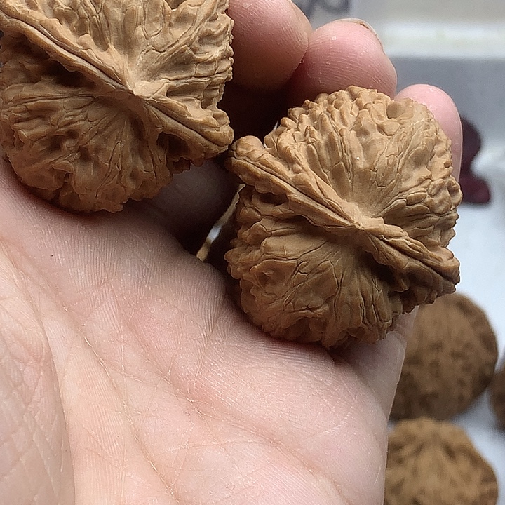 文玩核桃吊坠40 白狮子