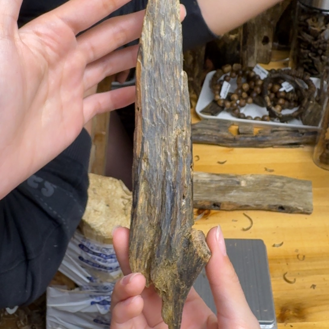 沉香沉香碎屑张勺子品种块料47克