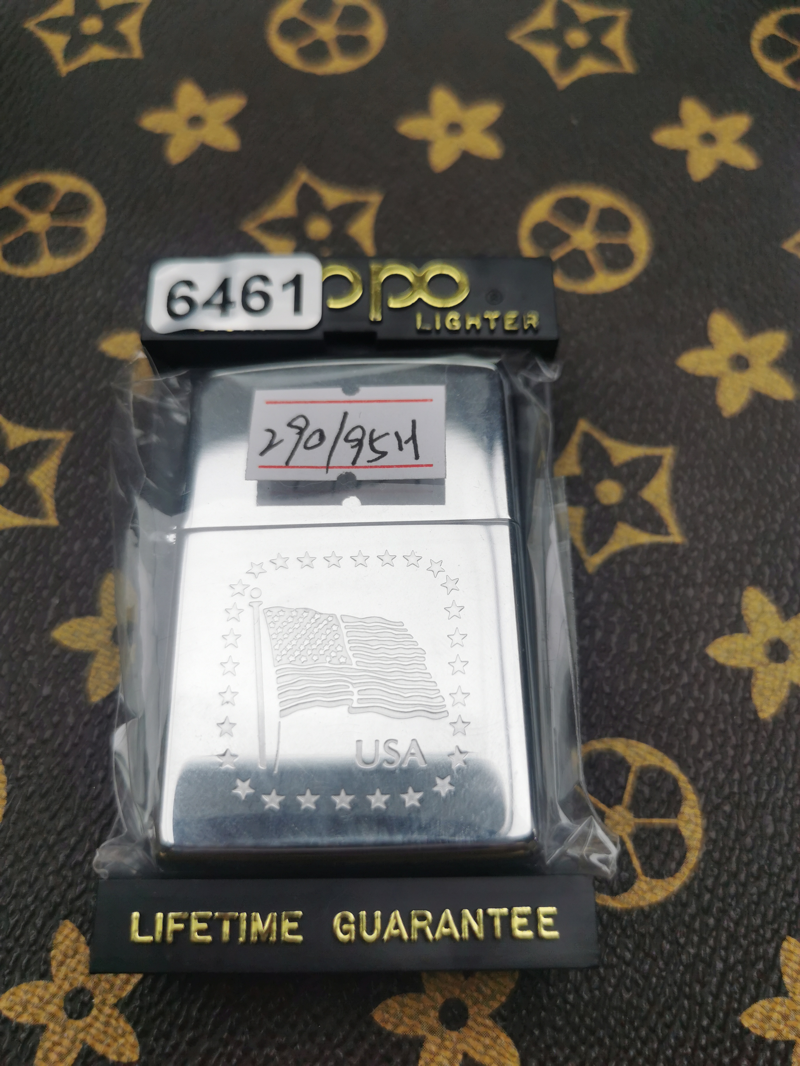 Zippo打火机回血95H镜面带题材-6461