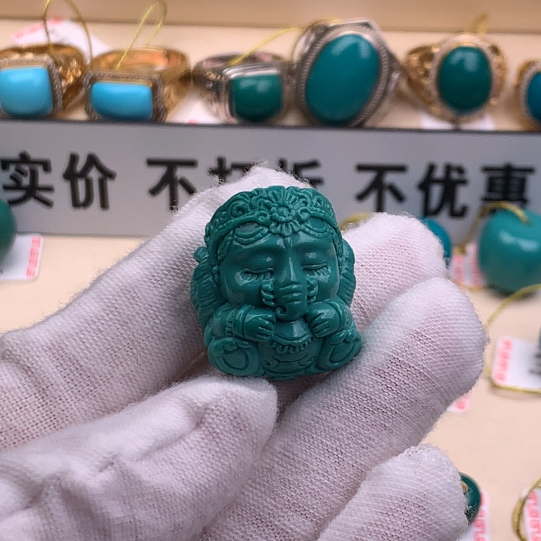 绿松石珠宝奇石未镶嵌“****”