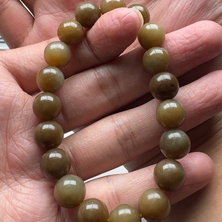 和田玉手串未镶嵌49