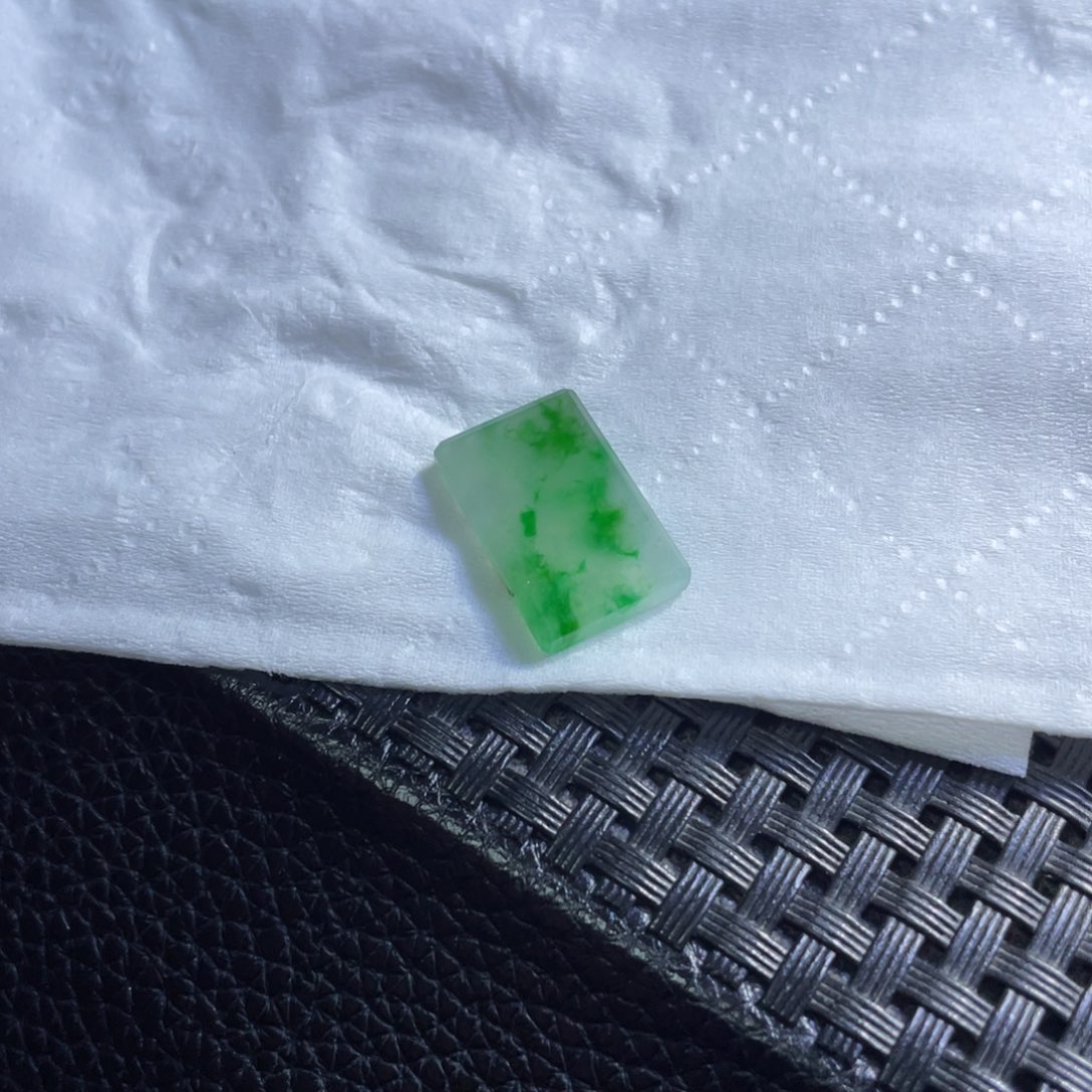 定制翡翠未镶嵌成品无事牌