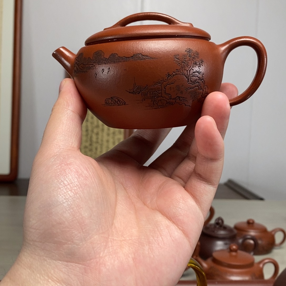 紫砂茶壶原矿泥料传统工艺制作