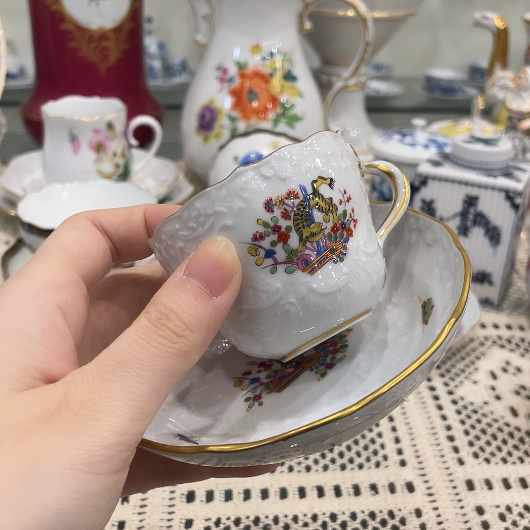 摆件中古一等摩卡杯