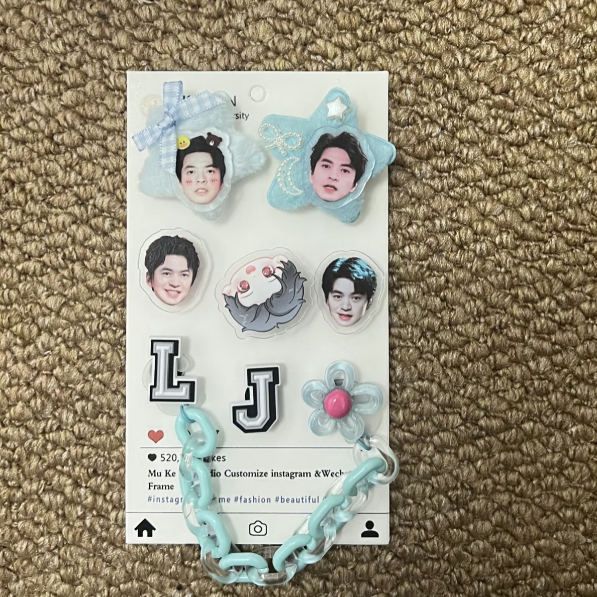 李健应援款鞋花（定制类不退换）