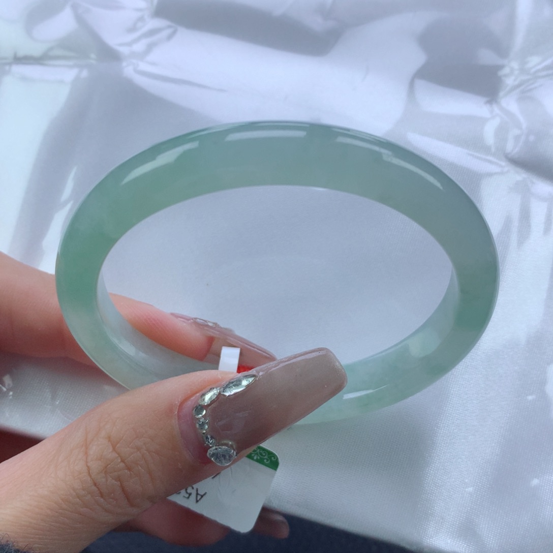 翡翠手镯未镶嵌53.7贵妃