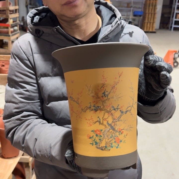 紫砂花盆破损补发