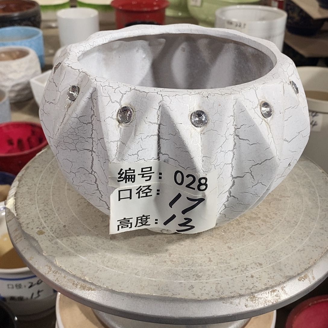 【闪购商品】陶瓷微瑕花盆-028-1个