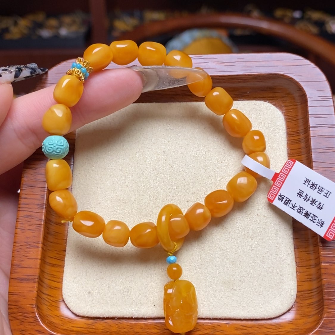 【闪购商品】蜜蜡手链未镶嵌手串