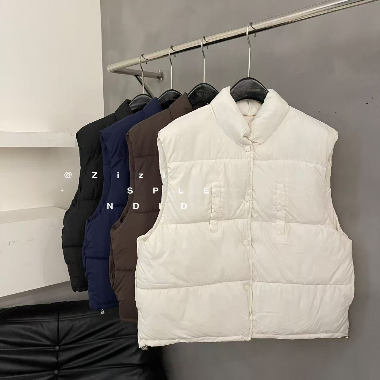 米满满（福）-ZiZi-8008-1-简约百搭时尚马甲