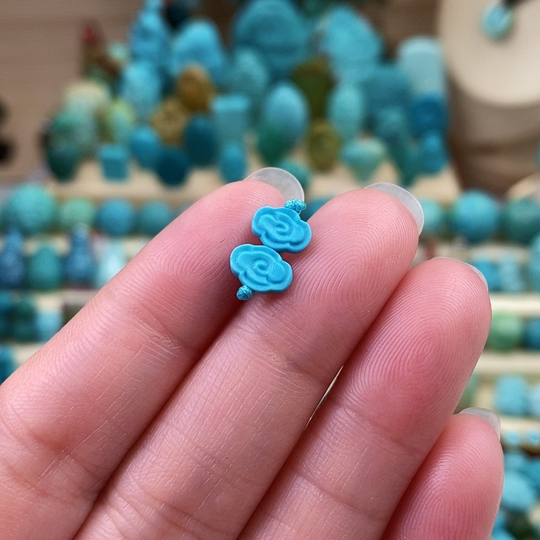 绿松石珠宝奇石未镶嵌